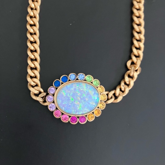 Kurt Geiger Gold Bracelet with Multicolor Gemstones, brand new from Nordstrom - Picture 6 of 10